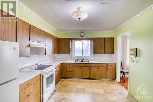 Kitchen - looking from hallway - 18144 7 Highway, Perth, ON - Indoor Photo Showing Kitchen With Double Sink