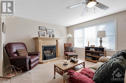 2230 Tennyson Road, Drummond/North Elmsley, ON - Indoor Photo Showing Living Room With Fireplace