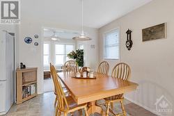 Dining room designed for family gatherings and entertaining - 