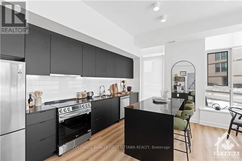 502 - 115 Echo Drive, Ottawa, ON - Indoor Photo Showing Kitchen With Upgraded Kitchen