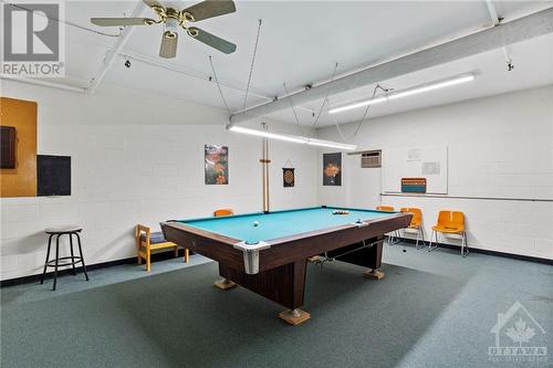 Party/Games room w/ billiards & darts! - 1505 Baseline Road Unit#511, Ottawa, ON - Indoor Photo Showing Other Room