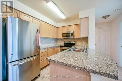 601 - 4850 Glen Erin Drive, Mississauga, ON - Indoor Photo Showing Kitchen With Double Sink