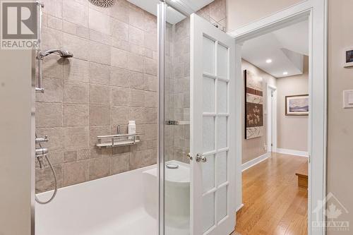 Second floor bathroom tub area and shower enclosure - 5B Lewis Street, Perth, ON - Indoor Photo Showing Bathroom