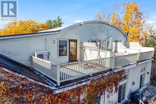 Primary suite balcony overlooking river and park - 5B Lewis Street, Perth, ON - Outdoor With Deck Patio Veranda