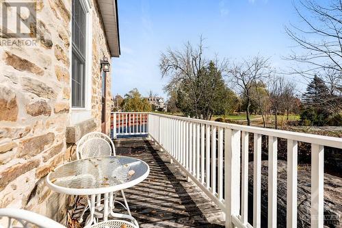 Deck off dining room - 5B Lewis Street, Perth, ON - Outdoor With Balcony