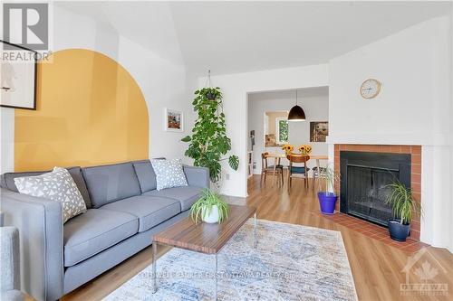 195 Huntridge, Ottawa, ON - Indoor Photo Showing Living Room With Fireplace