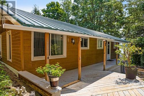 Attractive CanExcel siding and metal 2010 roof - 193 Pretties Island Road, Carleton Place, ON - Outdoor With Deck Patio Veranda With Exterior