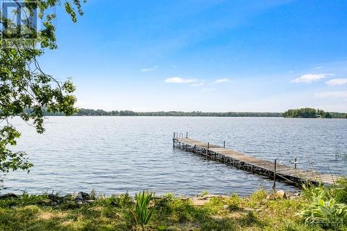 End of dock approx 7' deep - 193 Pretties Island Road, Carleton Place, ON - Outdoor With Body Of Water With View