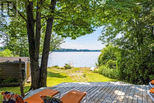 Deck offers full views of the lake - 193 Pretties Island Road, Carleton Place, ON - Outdoor With Body Of Water With Deck Patio Veranda