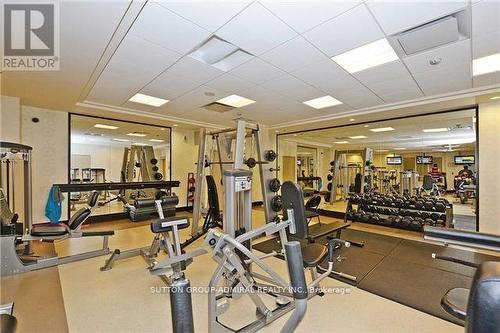 703 - 55 De Boers Drive, Toronto, ON - Indoor Photo Showing Gym Room