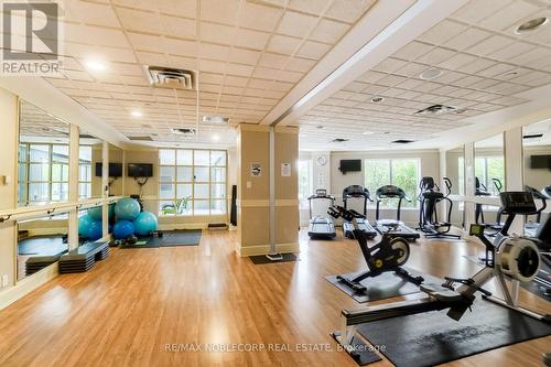 2504 - 710 Humberwood Boulevard, Toronto, ON - Indoor Photo Showing Gym Room