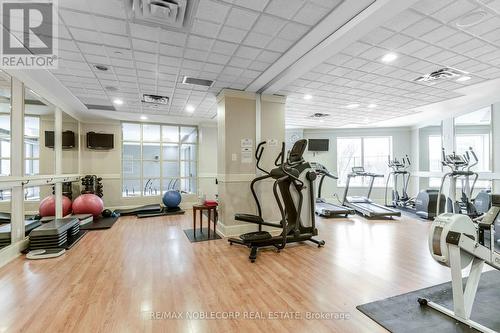 2504 - 710 Humberwood Boulevard, Toronto, ON - Indoor Photo Showing Gym Room