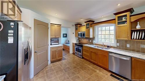 44 Cornelius Drive, Quispamsis, NB - Indoor Photo Showing Kitchen With Double Sink