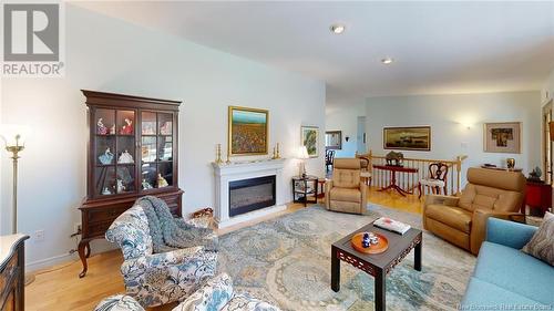 44 Cornelius Drive, Quispamsis, NB - Indoor Photo Showing Living Room With Fireplace