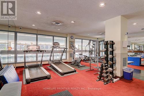 1410 - 30 Thunder Grove, Toronto, ON - Indoor Photo Showing Gym Room