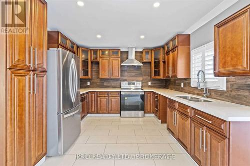 8357 Beaverdams Road, Niagara Falls, ON - Indoor Photo Showing Kitchen With Double Sink