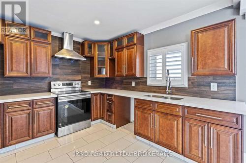 8357 Beaverdams Road, Niagara Falls, ON - Indoor Photo Showing Kitchen With Double Sink