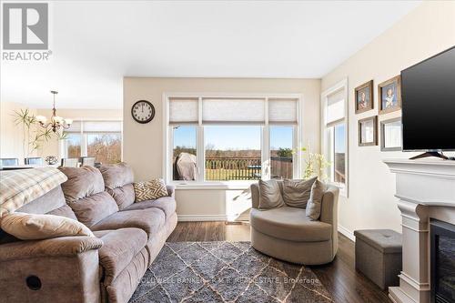 349 Rutherford Road, Alnwick/Haldimand, ON - Indoor Photo Showing Living Room With Fireplace