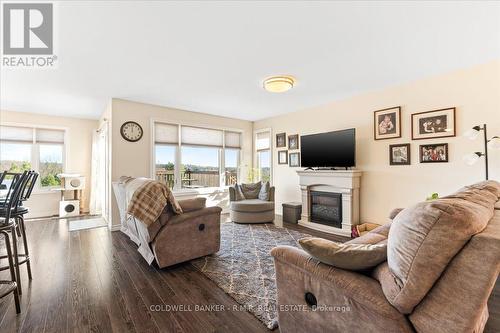 349 Rutherford Road, Alnwick/Haldimand, ON - Indoor Photo Showing Living Room With Fireplace