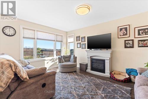 349 Rutherford Road, Alnwick/Haldimand, ON - Indoor Photo Showing Living Room With Fireplace