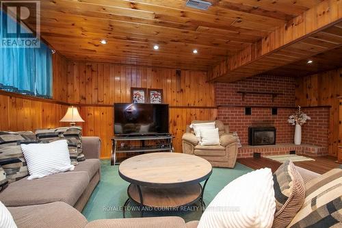 247 Corbett Drive, Kawartha Lakes (Pontypool), ON - Indoor Photo Showing Living Room With Fireplace