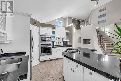 230 Brookhurst Crescent, Saskatoon, SK - Indoor Photo Showing Kitchen With Double Sink