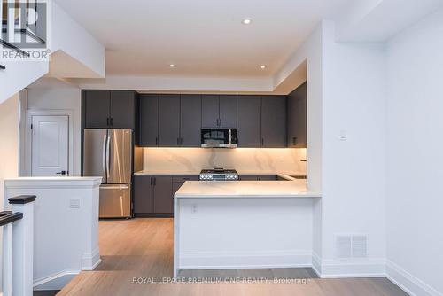 119 - 1 Wasdale Road, Mississauga, ON - Indoor Photo Showing Kitchen With Stainless Steel Kitchen With Upgraded Kitchen