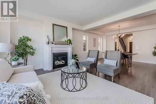 261 Broadacre Drive, Kitchener, ON - Indoor Photo Showing Living Room With Fireplace