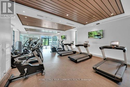 711B - 9600 Yonge Street, Richmond Hill, ON - Indoor Photo Showing Gym Room