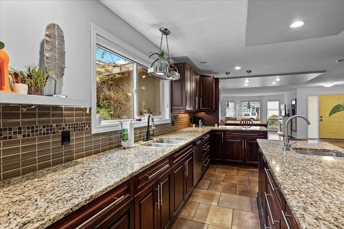 3430 Silverberry Road, Kelowna, BC - Indoor Photo Showing Kitchen With Double Sink