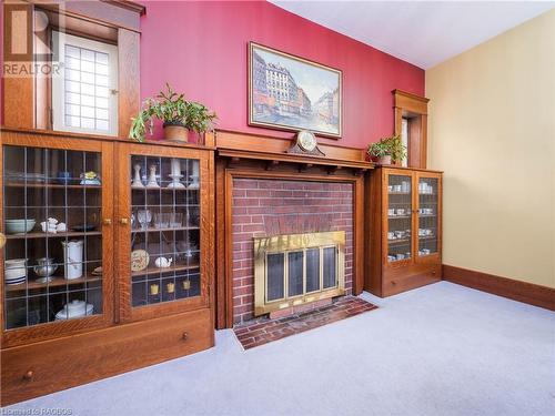 412 11Th Street E, Owen Sound, ON - Indoor Photo Showing Other Room With Fireplace