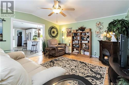 18 Aspenwood Street, Moncton, NB - Indoor Photo Showing Living Room With Fireplace