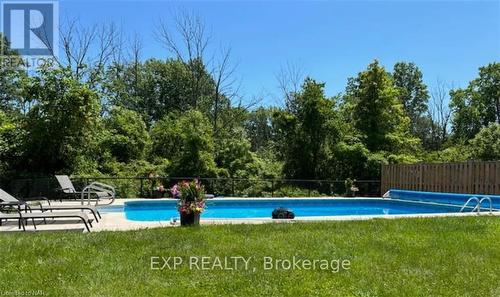 3750 Kalar Road, Niagara Falls (208 - Mt. Carmel), ON - Outdoor With In Ground Pool With Backyard