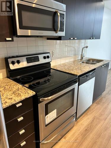 3013 - 105 The Queensway Way, Toronto, ON - Indoor Photo Showing Kitchen With Stainless Steel Kitchen With Double Sink