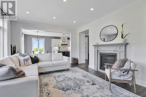 123 Hartley Avenue, Brant, ON - Indoor Photo Showing Living Room With Fireplace