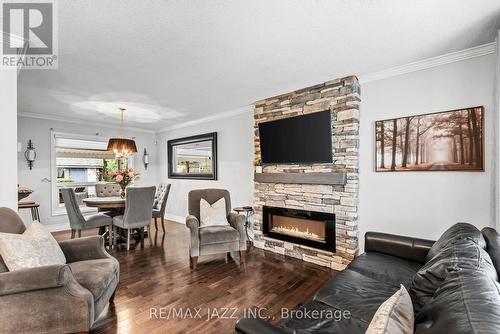 23 Pilkington Crescent, Whitby (Pringle Creek), ON - Indoor Photo Showing Living Room With Fireplace