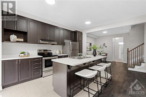 211 Merak Way, Ottawa, ON - Indoor Photo Showing Kitchen With Double Sink