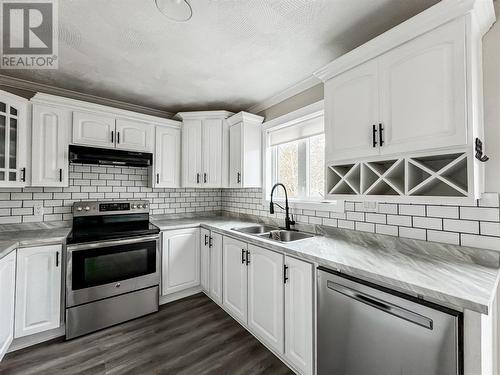 52 Greenhill Crescent, Burin, NL - Indoor Photo Showing Kitchen With Double Sink With Upgraded Kitchen