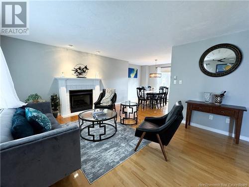 76 Greenhaven Drive, Moncton, NB - Indoor Photo Showing Living Room With Fireplace