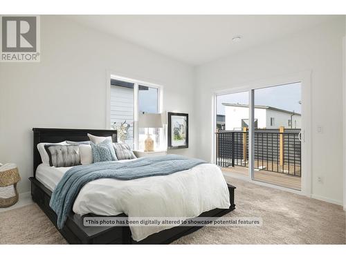 Virtually Staged Primary Bedroom - 8900 Jim Bailey Road Unit# 171, Kelowna, BC 