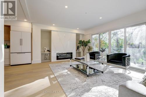 18 Haig Avenue, Toronto, ON - Indoor Photo Showing Other Room With Fireplace