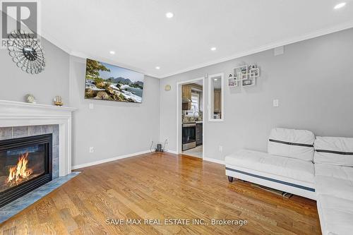 53 Smith Drive, Halton Hills, ON - Indoor Photo Showing Living Room With Fireplace