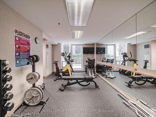 1708-43 Eglinton Ave E, Toronto, ON - Indoor Photo Showing Gym Room