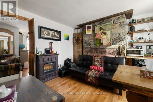 163 Bagot Street, Kingston (Central City East), ON - Indoor Photo Showing Living Room With Fireplace