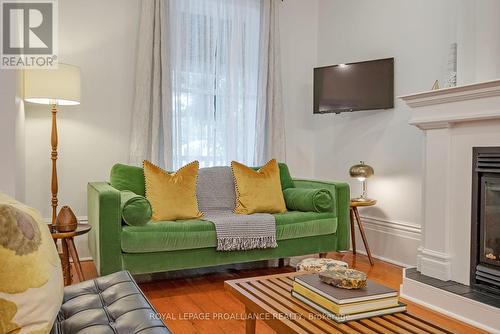 379 College Street, Cobourg, ON - Indoor Photo Showing Living Room With Fireplace