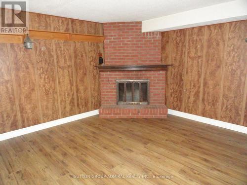 46 Lady Stewart Boulevard, Brampton, ON - Indoor Photo Showing Living Room With Fireplace