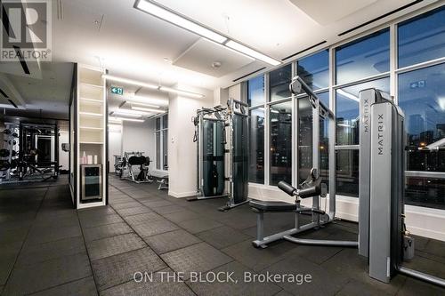 3307 - 20 Richardson Street, Toronto, ON - Indoor Photo Showing Gym Room