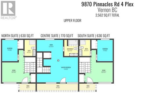 9870-Upper Floor Plan - 9870 And 9868 Pinnacles Road, Vernon, BC - Other