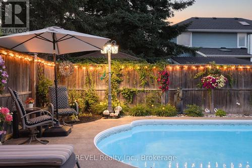 13 Chessington Street, St. Catharines (453 - Grapeview), ON - Outdoor With In Ground Pool With Deck Patio Veranda With Backyard