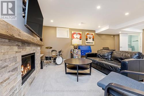 279 Leiterman Drive, Milton, ON - Indoor With Fireplace